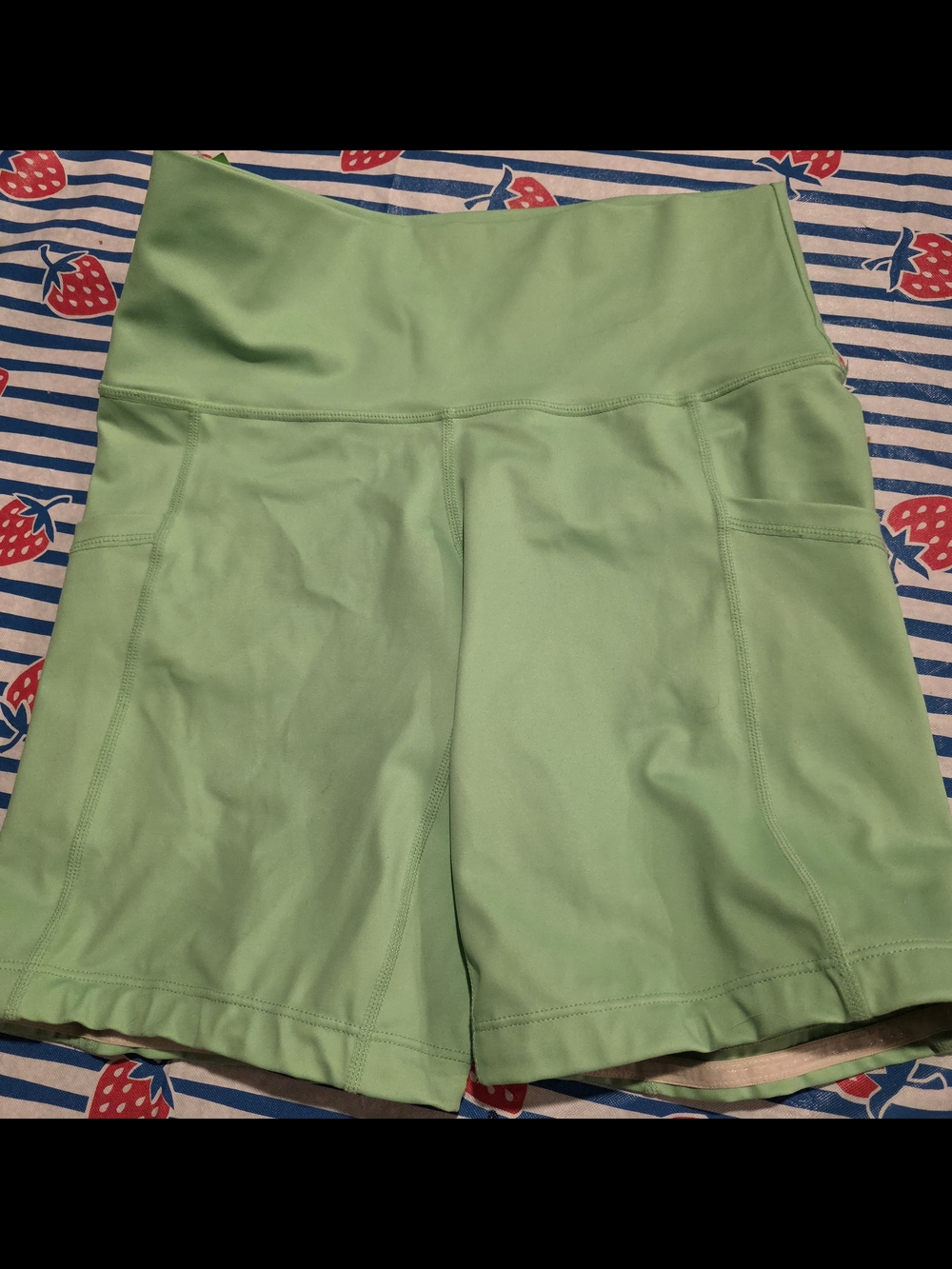 Women’s Athletic Shorts in Light Green By Constantly varied gear